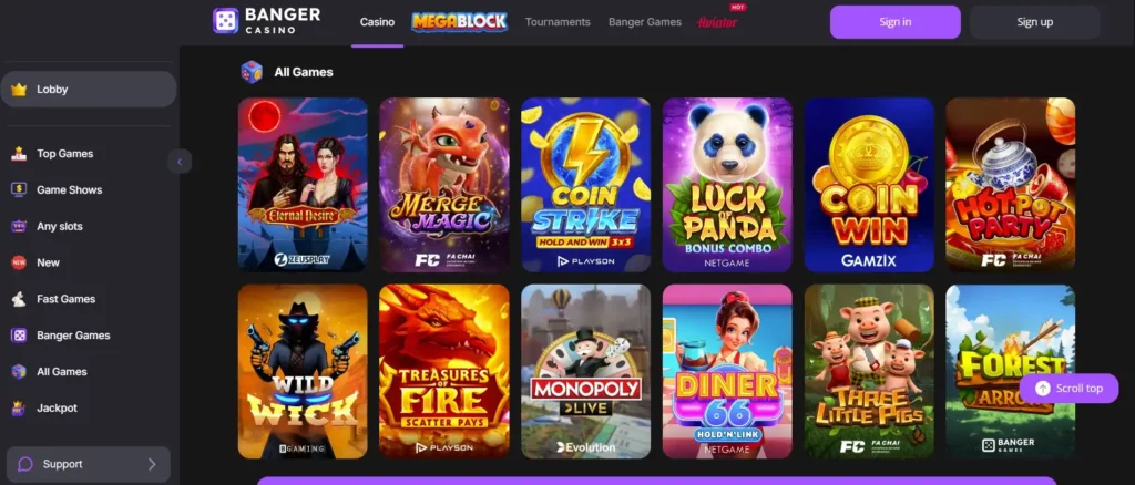 Arguments in Favor of Banger Casino